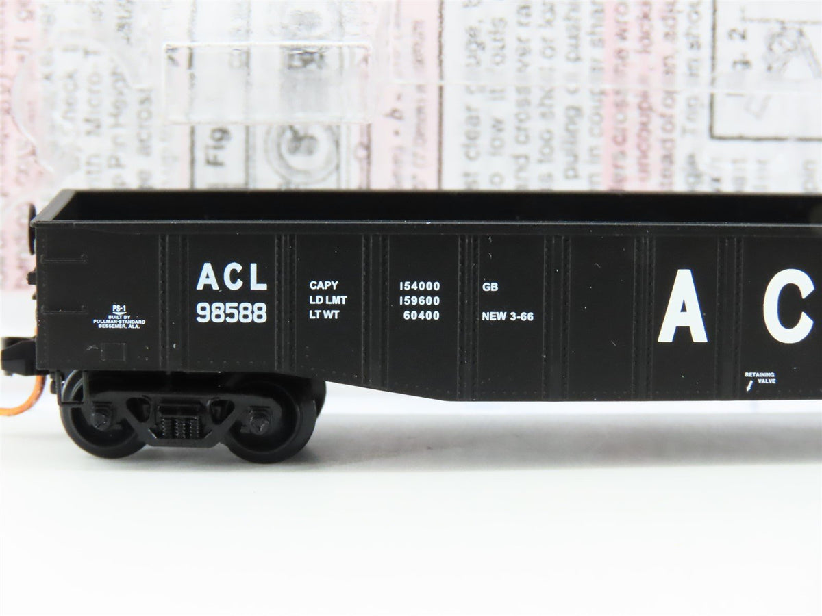 N Scale Micro-Trains MTL 10500560 ACL Atlantic Coast Line 50&#39; Gondola #98588