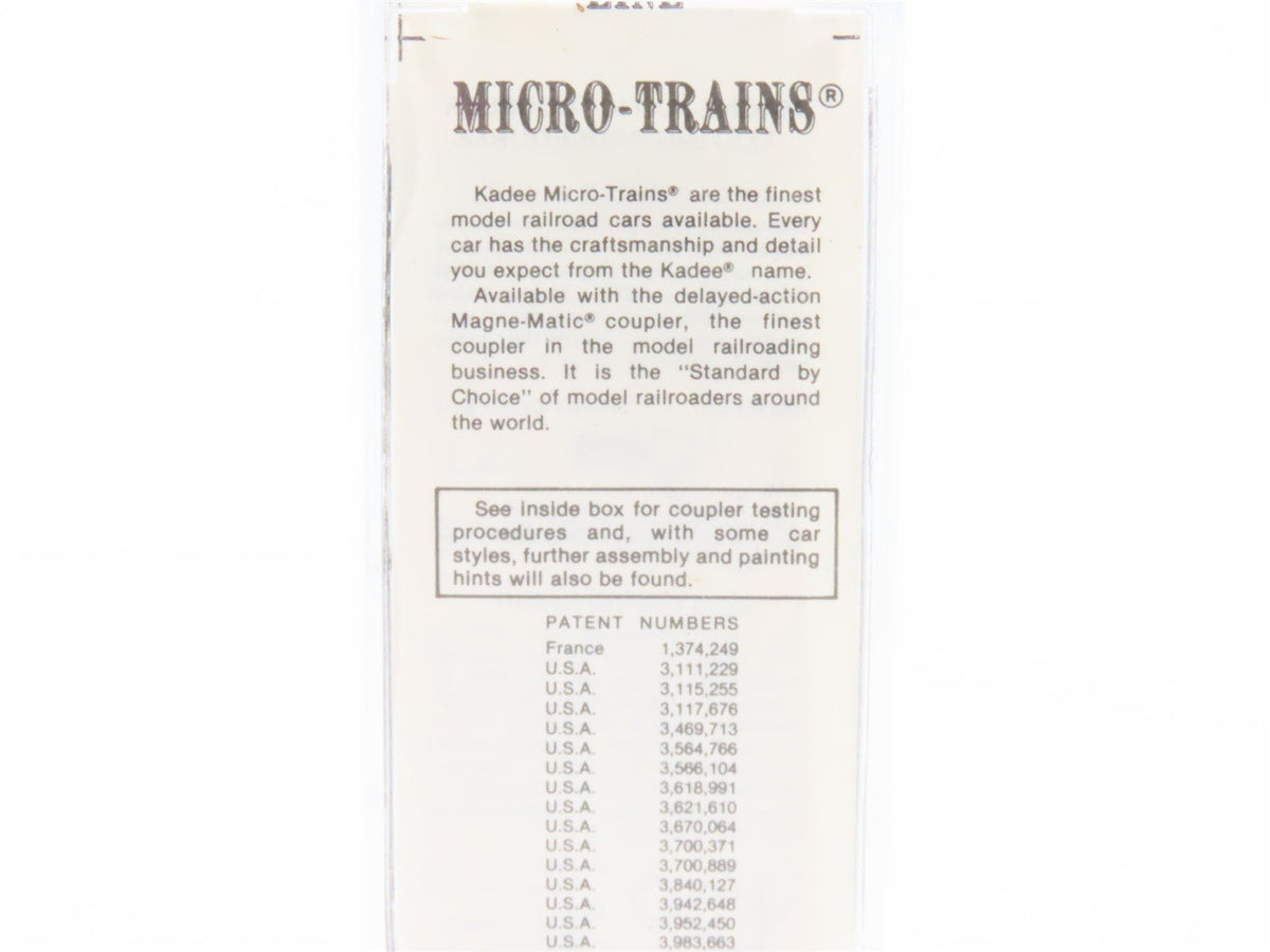 N Scale Micro-Trains MTL/Kadee 27160 CV Central Vermont 50&#39; Boxcar #50098