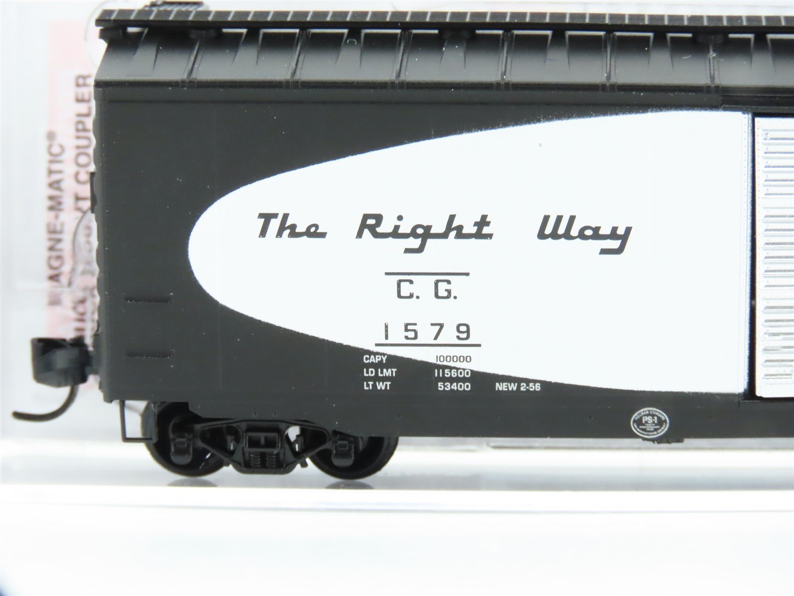 N Scale Micro-Trains MTL 03100282 CG The Right Way 50' Single Door Box Car #1579