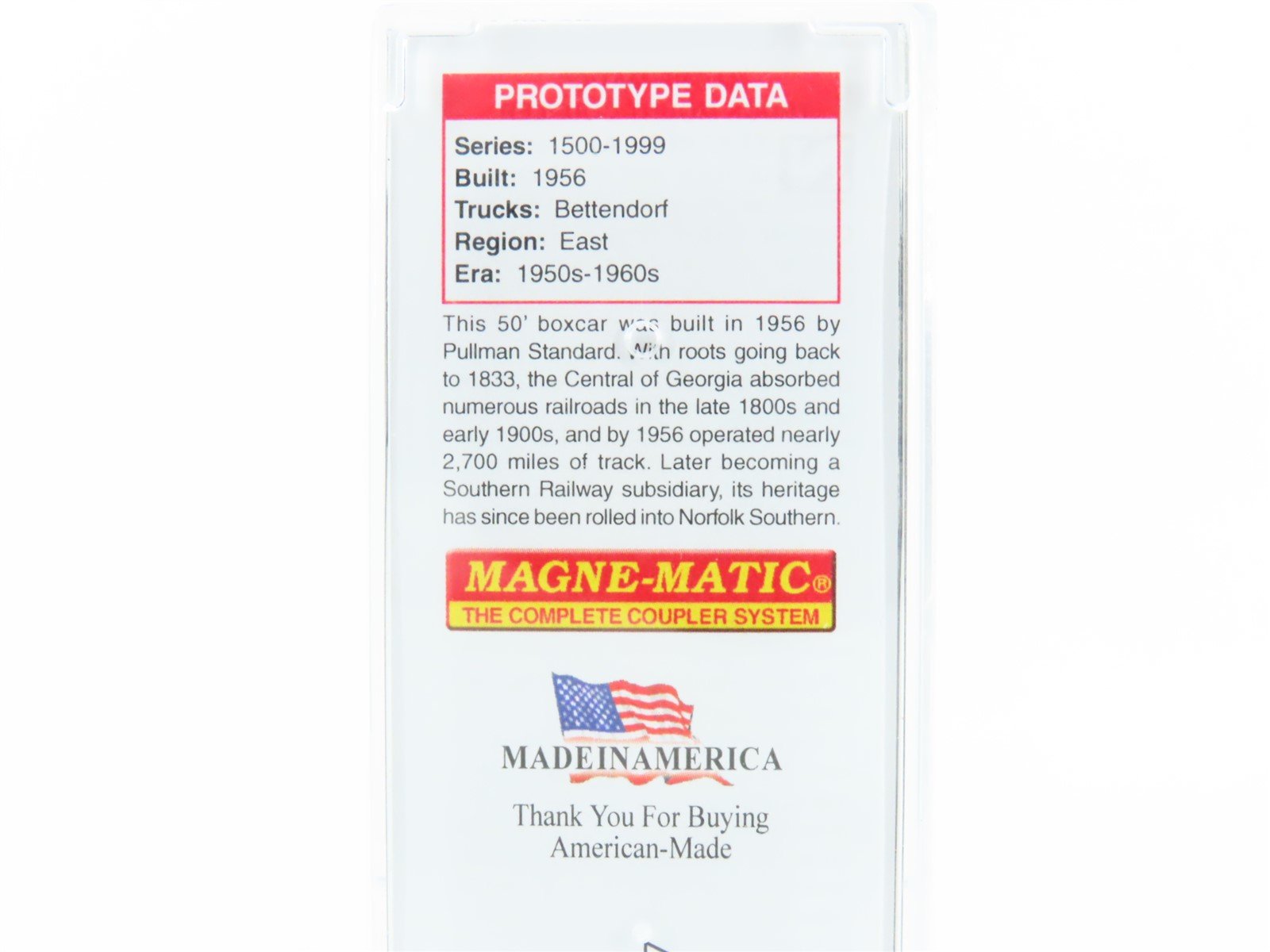 N Scale Micro-Trains MTL 03100282 CG The Right Way 50' Single Door Box Car #1579