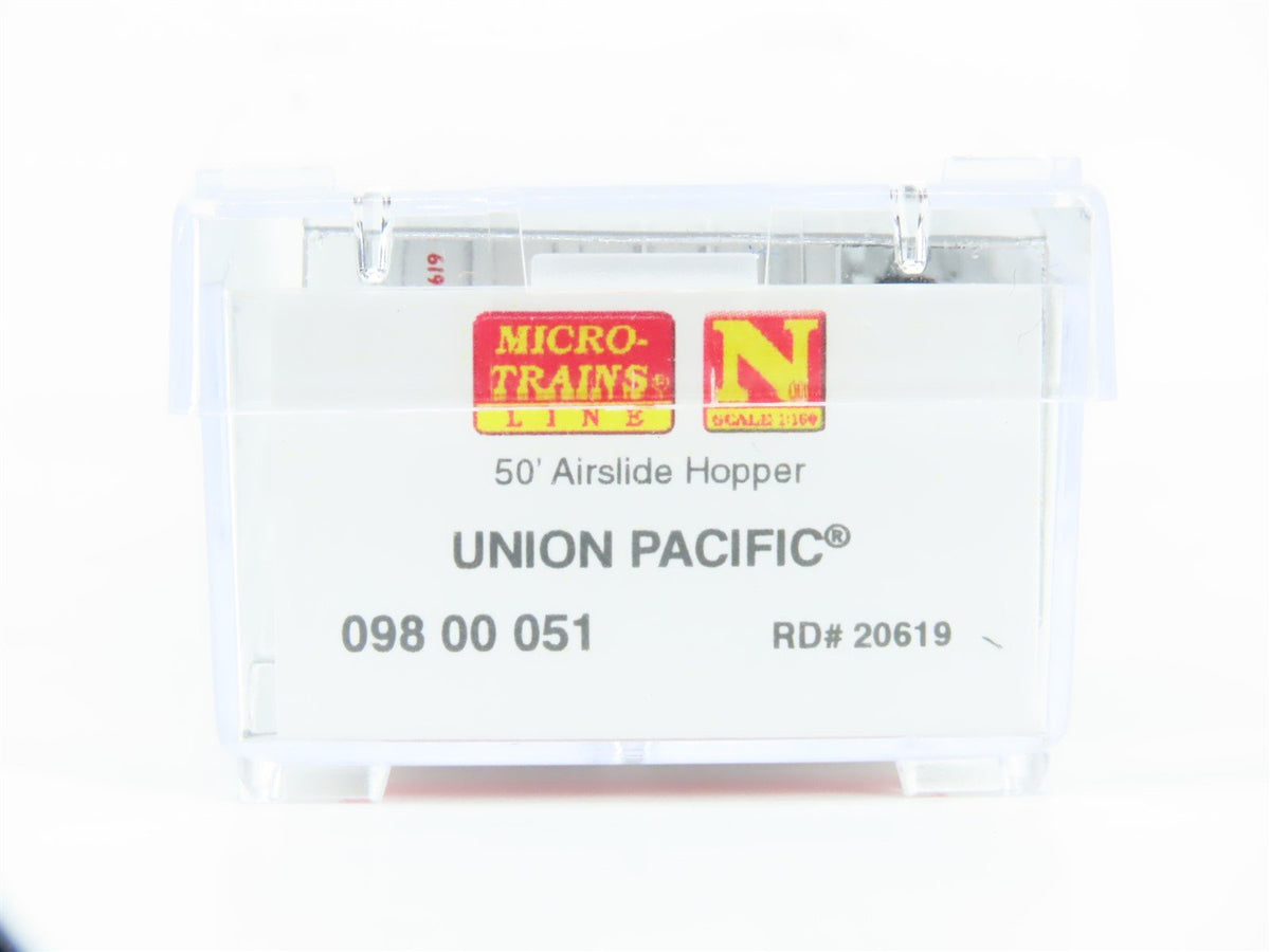 N Scale Micro-Trains MTL 09800051 UP Union Pacific 50&#39; Airslide Hopper #20619
