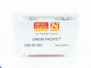 N Scale Micro-Trains MTL 09800051 UP Union Pacific 50' Airslide Hopper #20619