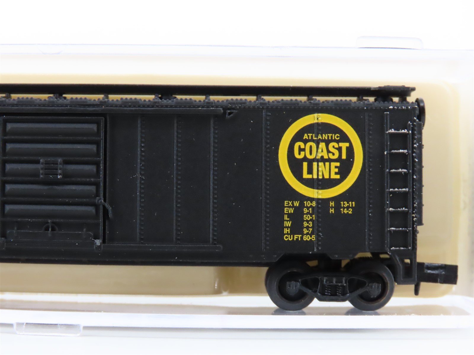 N Scale Life-Like 7342 ACL Atlantic Coast Line 50' Double Door Boxcar #101997