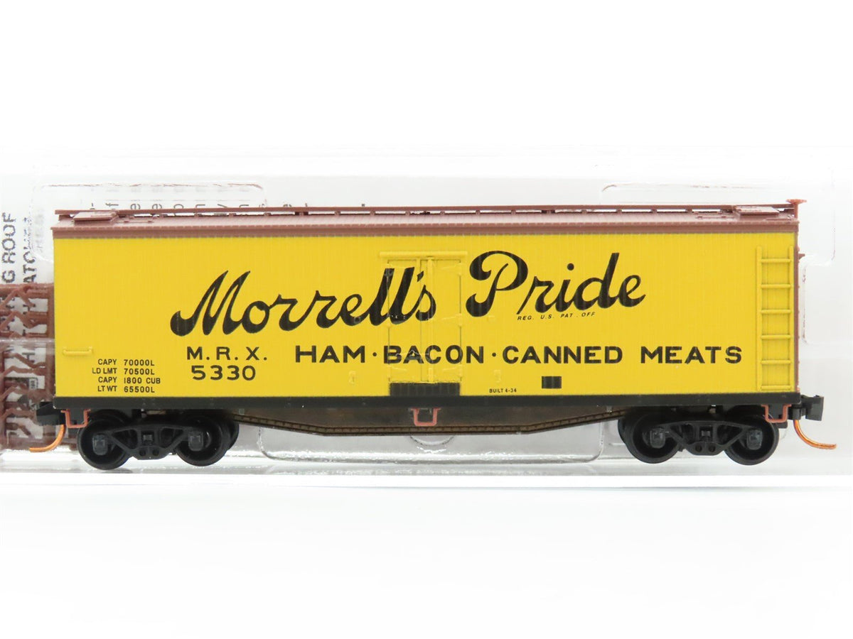 N Scale Micro-Trains MTL 04900610 MRX Morrell&#39;s Pride 40&#39; Wood Reefer #5330