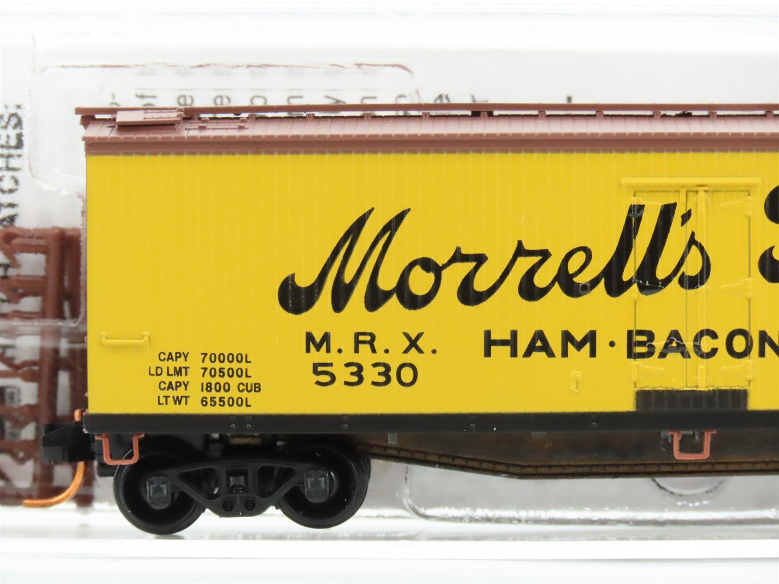 N Scale Micro-Trains MTL 04900610 MRX Morrell's Pride 40' Wood Reefer #5330
