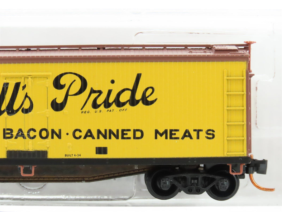N Scale Micro-Trains MTL 04900610 MRX Morrell&#39;s Pride 40&#39; Wood Reefer #5330