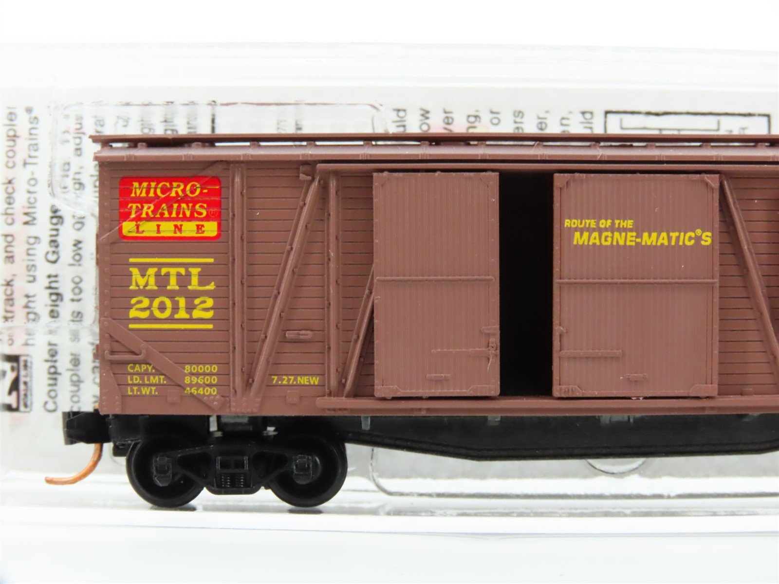 N Scale Micro-Trains MTL 04000020 40th Anniversary 40' Box Car #2012