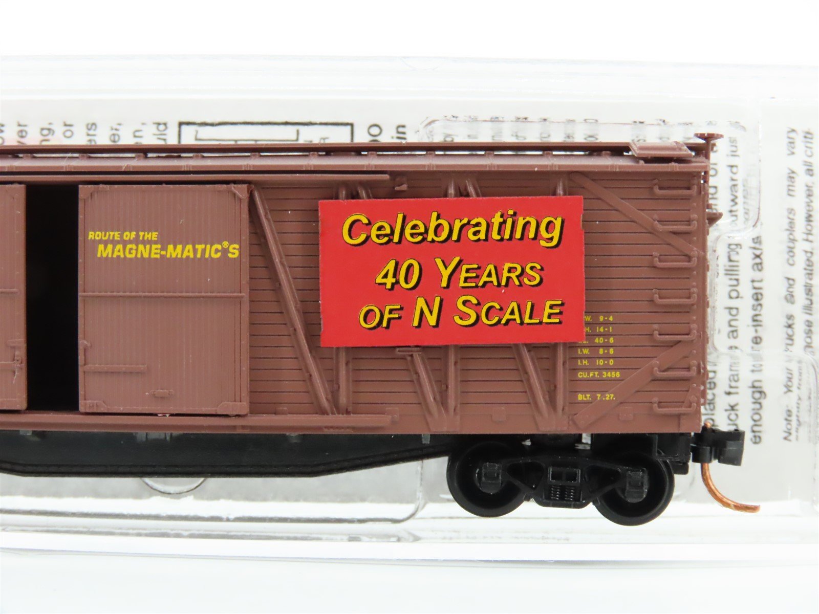 N Scale Micro-Trains MTL 04000020 40th Anniversary 40' Box Car #2012