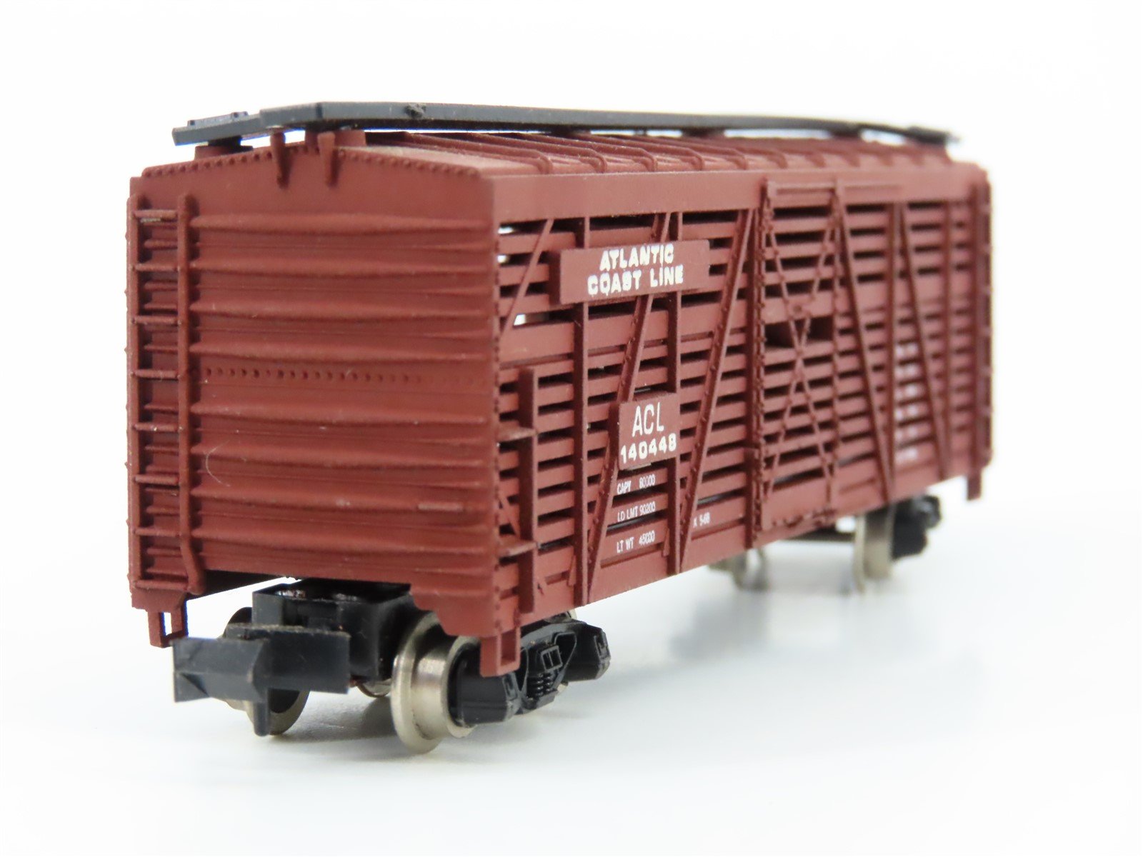 N Scale Atlas 2256 ACL Atlantic Coast Line 40' Stock Cattle Car #140448