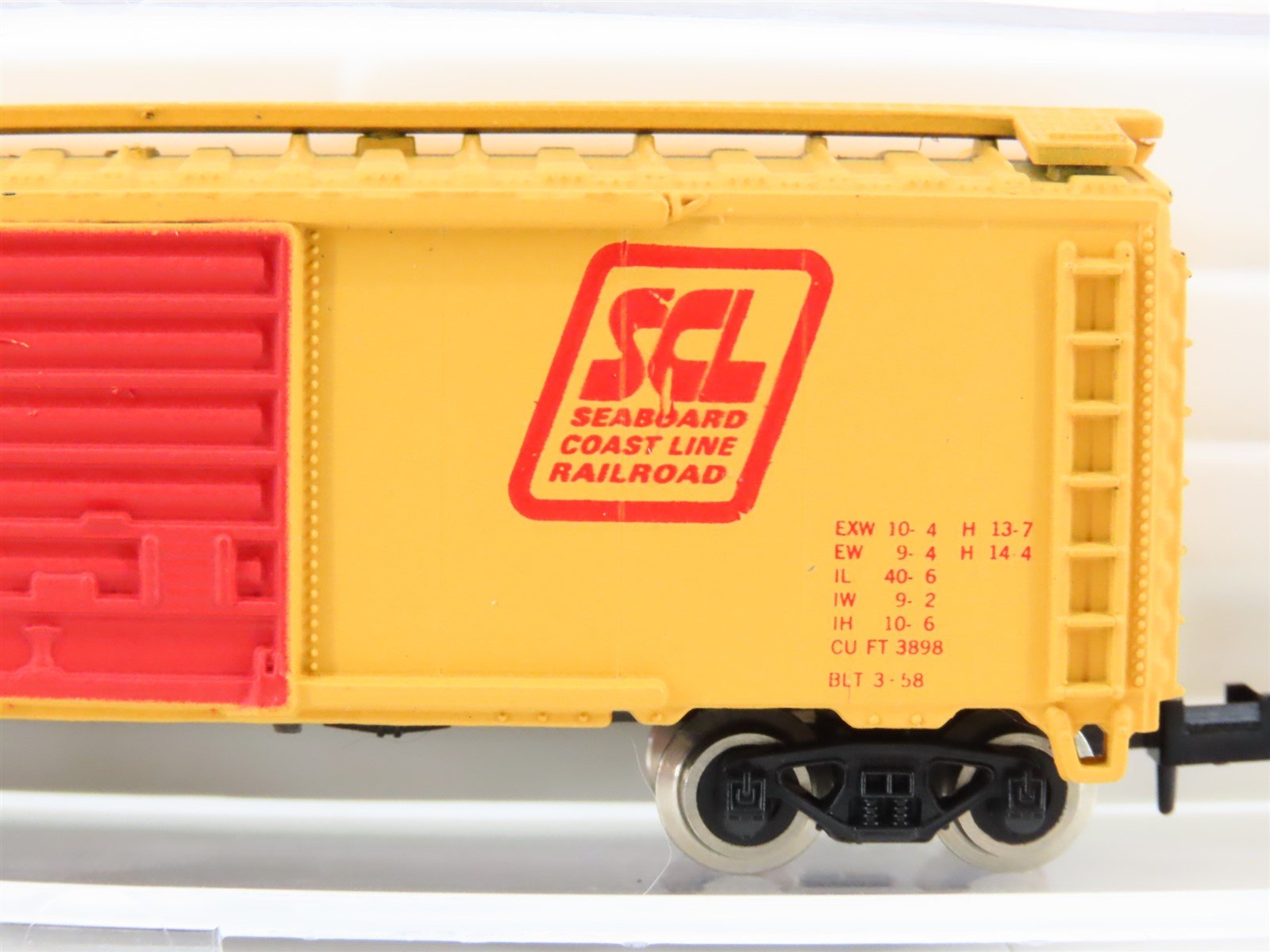 N Scale Atlas 3418 SCL Seaboard Coast Line 40' Boxcar #624328