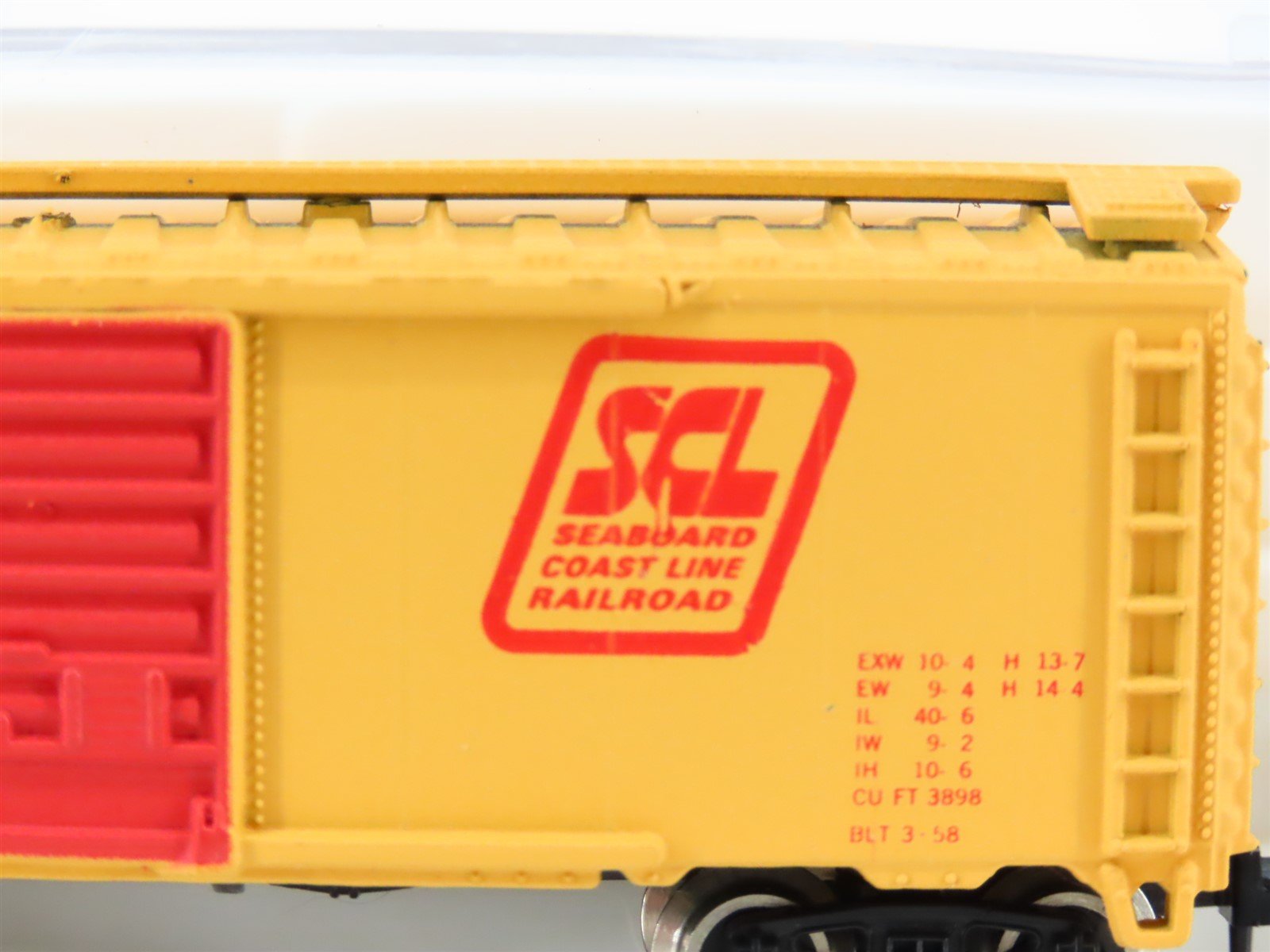 N Scale Atlas 3418 SCL Seaboard Coast Line 40' Boxcar #624328