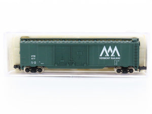 N Scale Atlas 3630 VT Vermont Rail 50' Double Door Boxcar #617