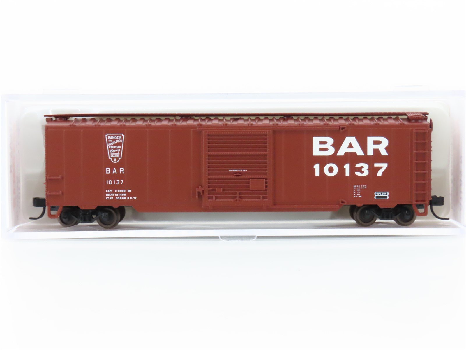 N Atlas Trainman 38925 BAR Bangor & Aroostook 50' Single Door Boxcar #10137