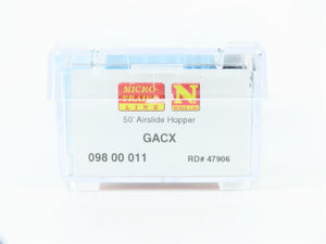 N Scale Micro-Trains MTL 09800011 GACX 50' Airslide Covered Hopper #47906