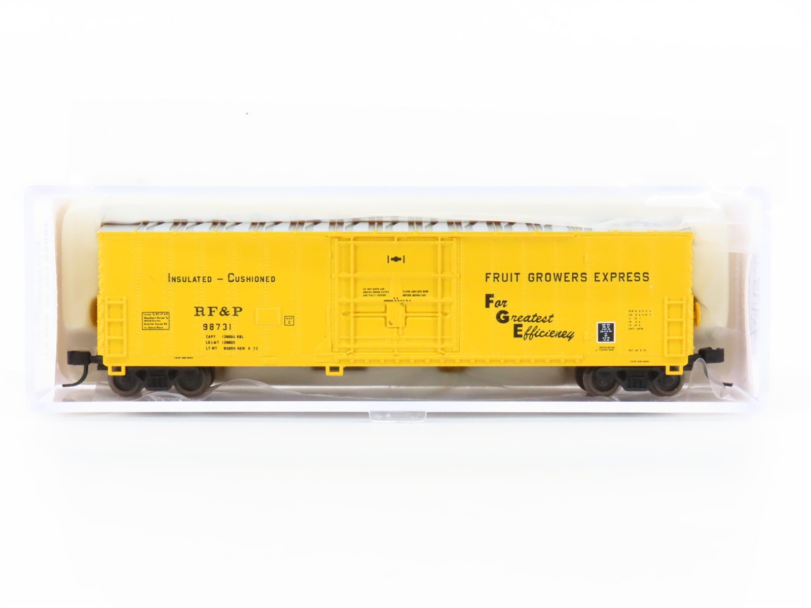 N Scale Atlas 30066 RFP Railway FGE 50' Single Door Boxcar #98731