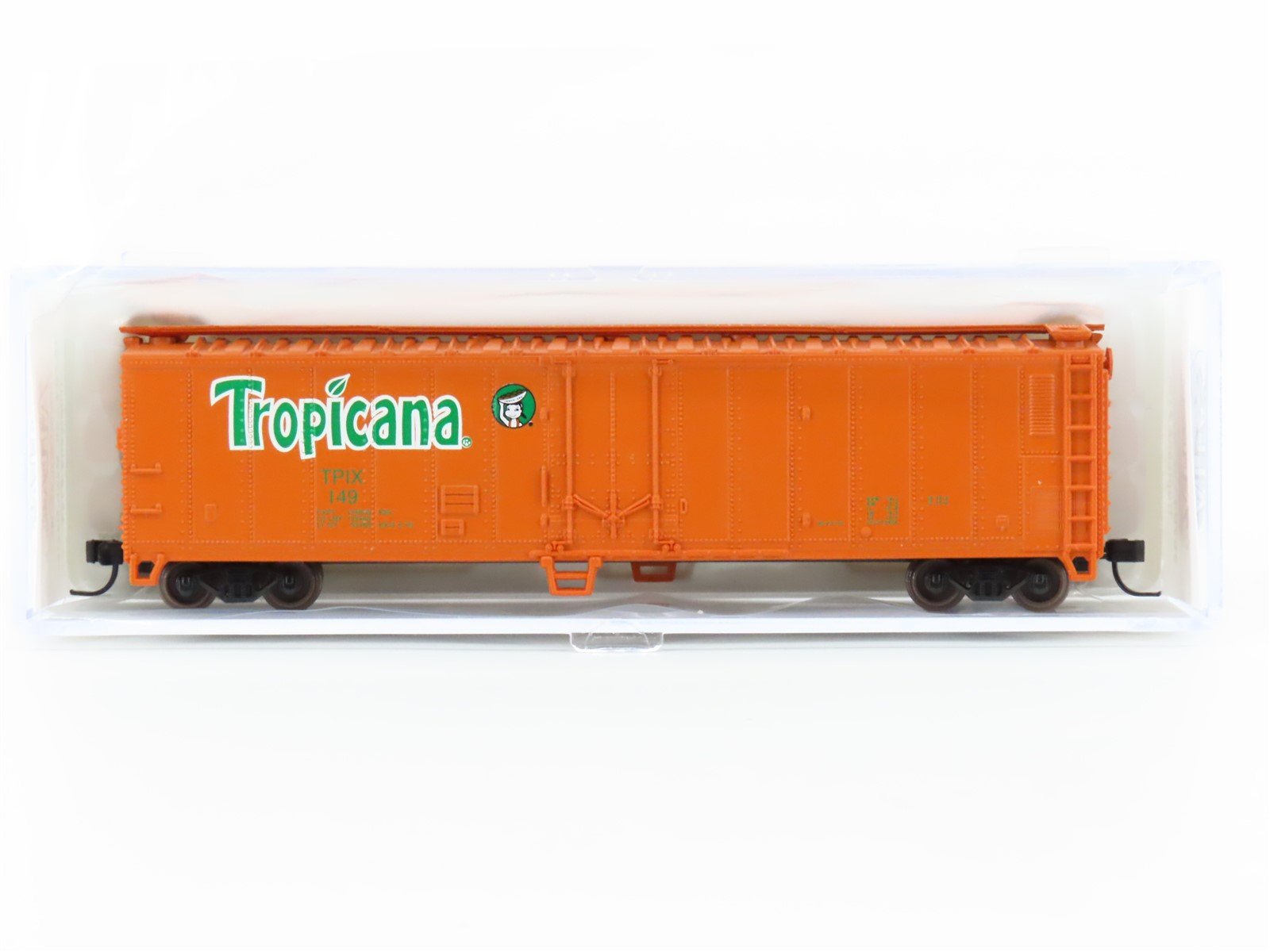 N Scale Atlas 36703 TPIX Tropicana 50' Single Door Reefer #149