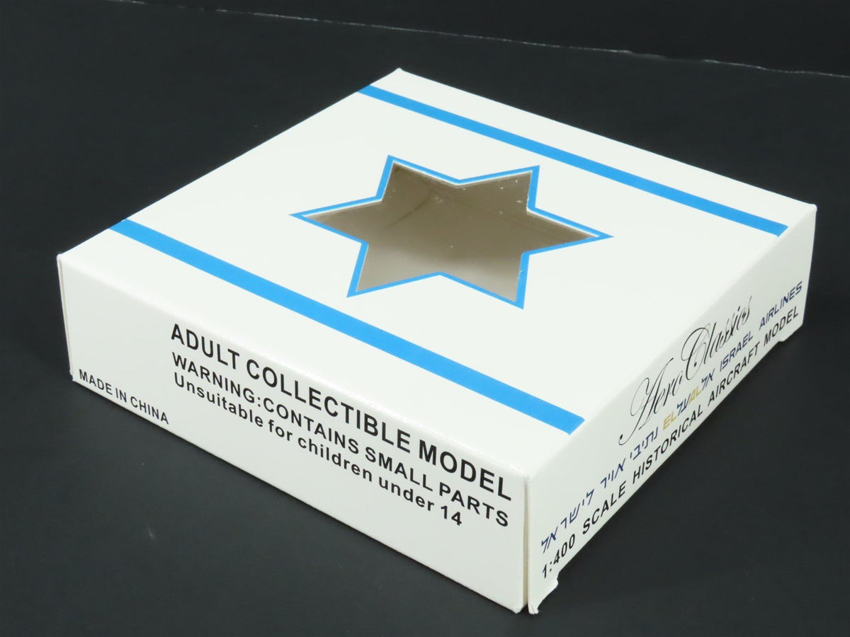 1:400 Aero Classics Hangar Club Die-Cast Israel Airlines Boeing 720B Airliner