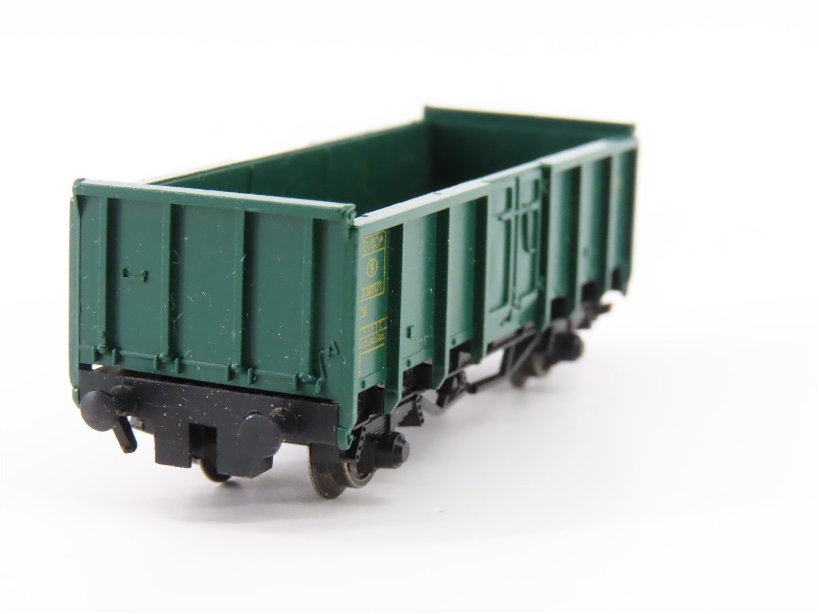 N Scale Fleischmann Green Open Top Wagon #2289171