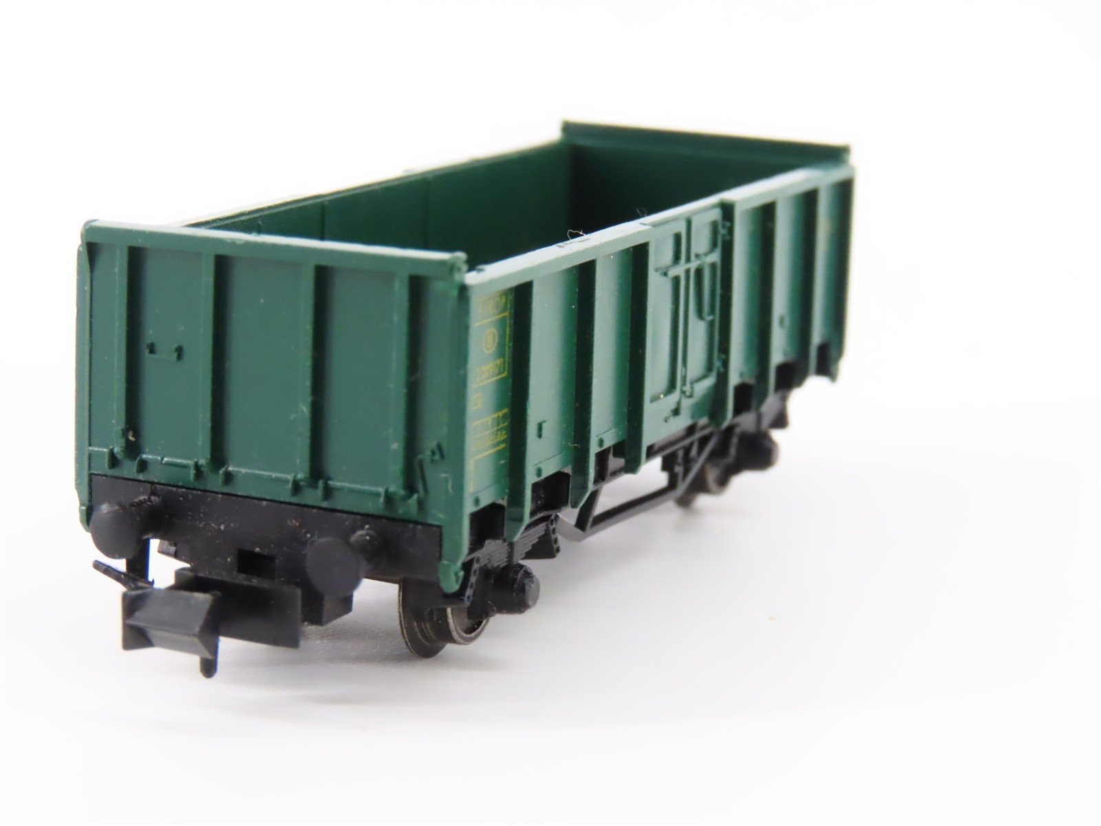 N Scale Fleischmann Green Open Top Wagon #2289171