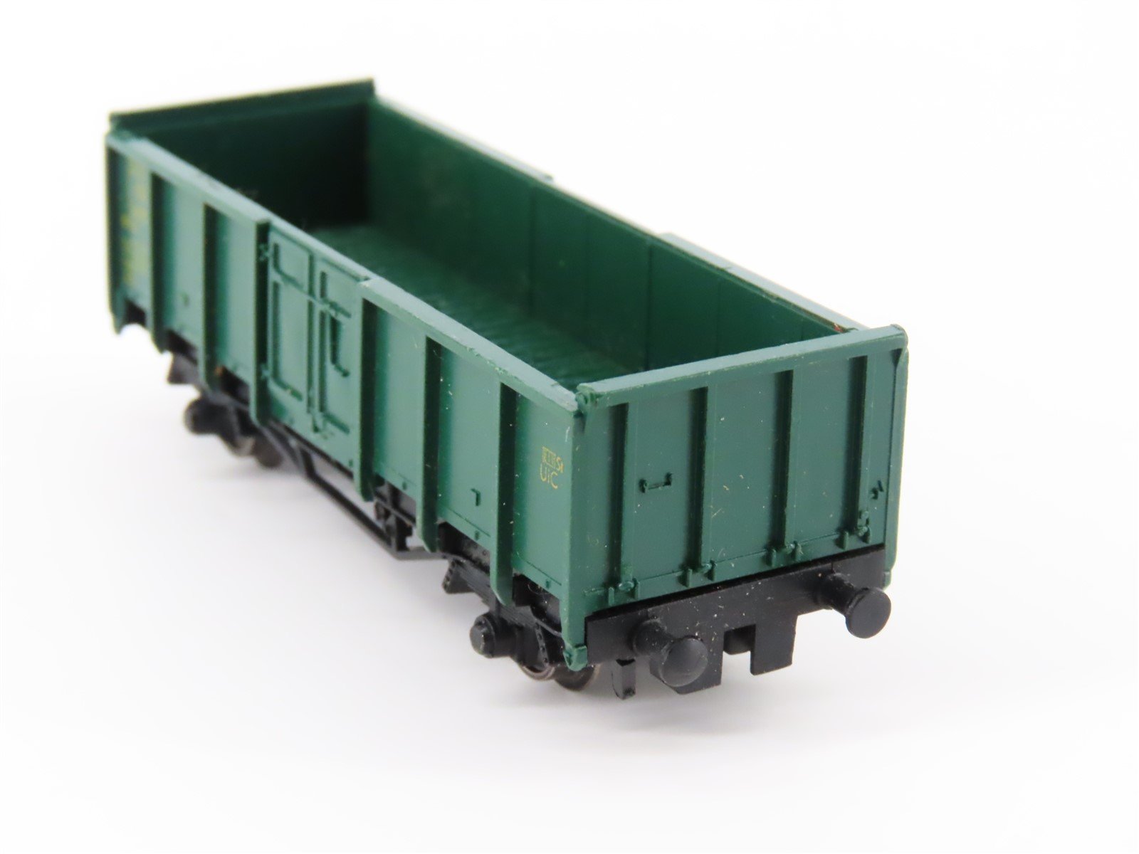 N Scale Fleischmann Green Open Top Wagon #2289171