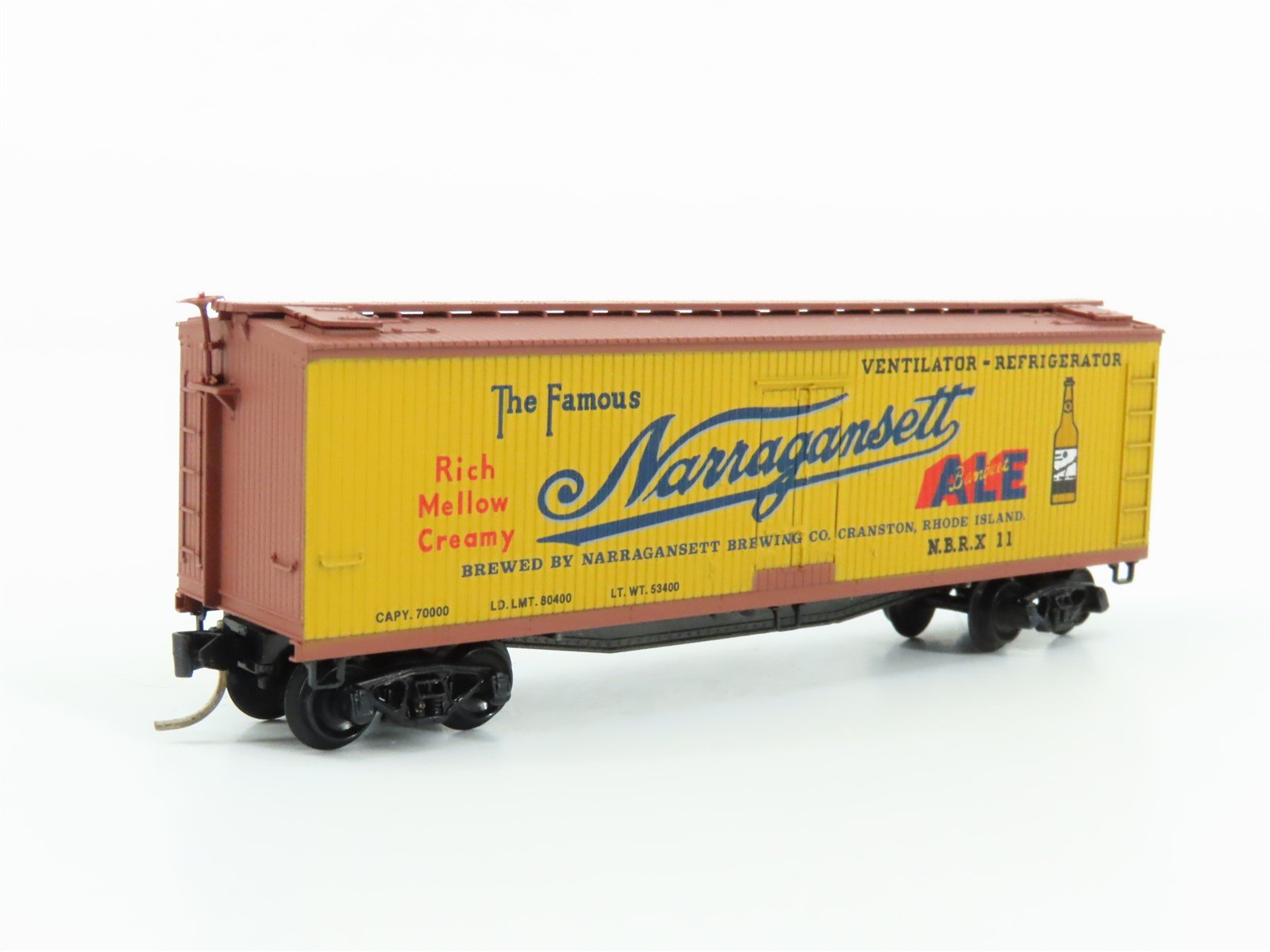 N Scale Kadee Micro-Trains MTL 49220 NBRX Narrangansett 40' Wood Reefer #11