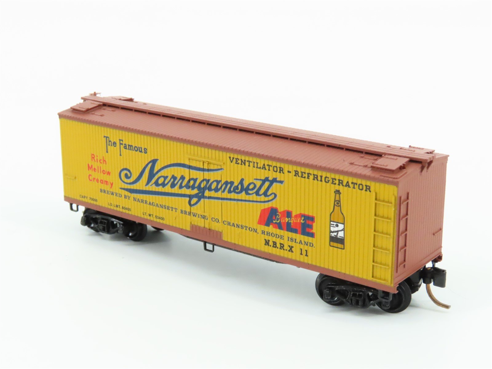 N Scale Kadee Micro-Trains MTL 49220 NBRX Narrangansett 40' Wood Reefer #11