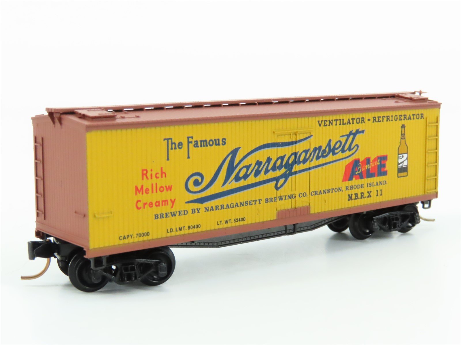 N Scale Kadee Micro-Trains MTL 49220 NBRX Narrangansett 40' Wood Reefer #11