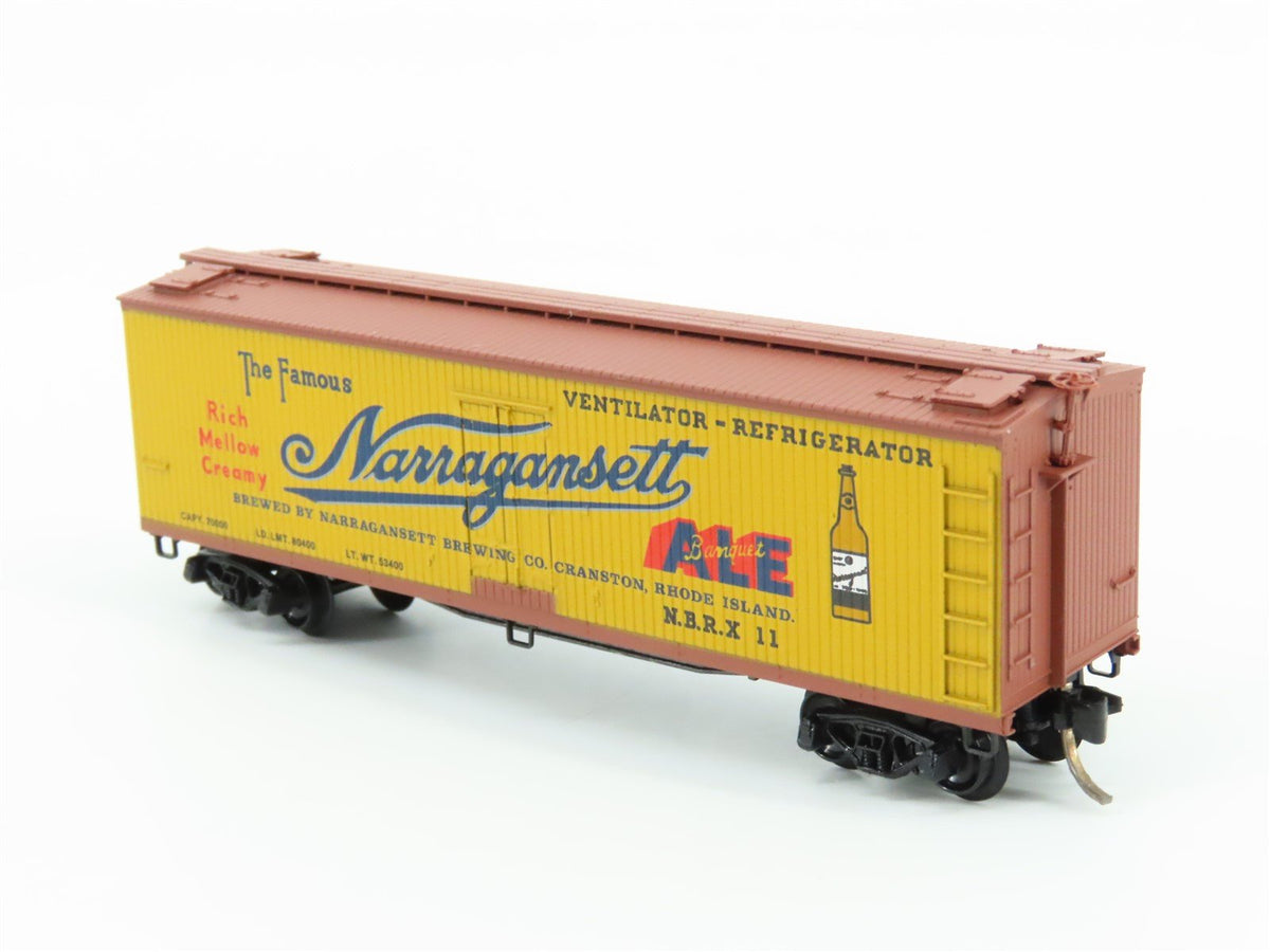 N Scale Kadee Micro-Trains MTL 49220 NBRX Narrangansett 40&#39; Wood Reefer #11