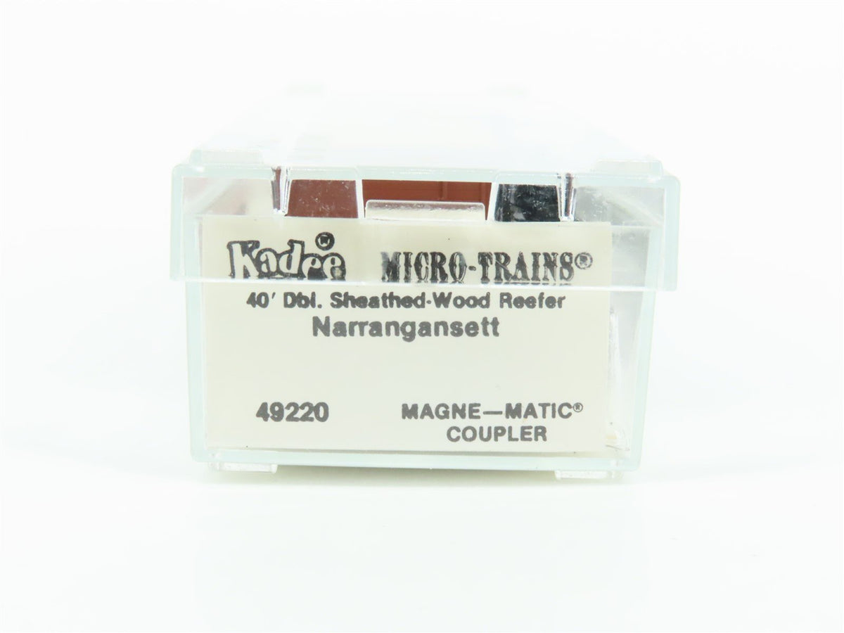 N Scale Kadee Micro-Trains MTL 49220 NBRX Narrangansett 40&#39; Wood Reefer #11
