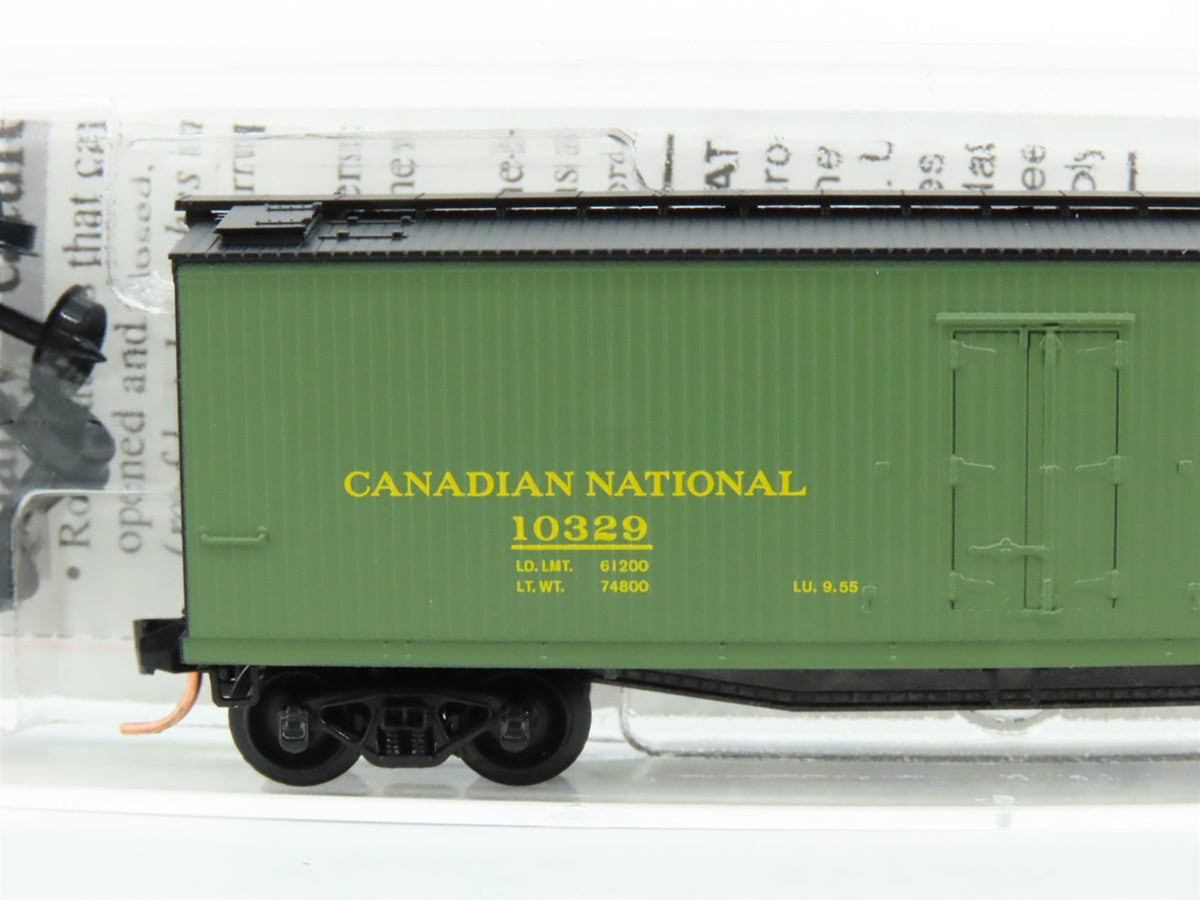 N Scale Micro-Trains MTL 49570 CN Canadian National 40&#39; Wood Reefer #10329