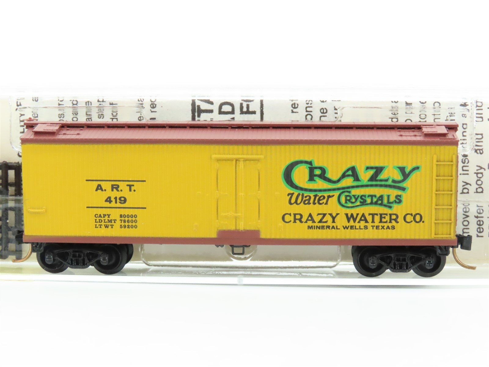 N Scale Kadee Micro-Trains MTL 49230 ART Crazy Water Crystals 40' Reefer #419