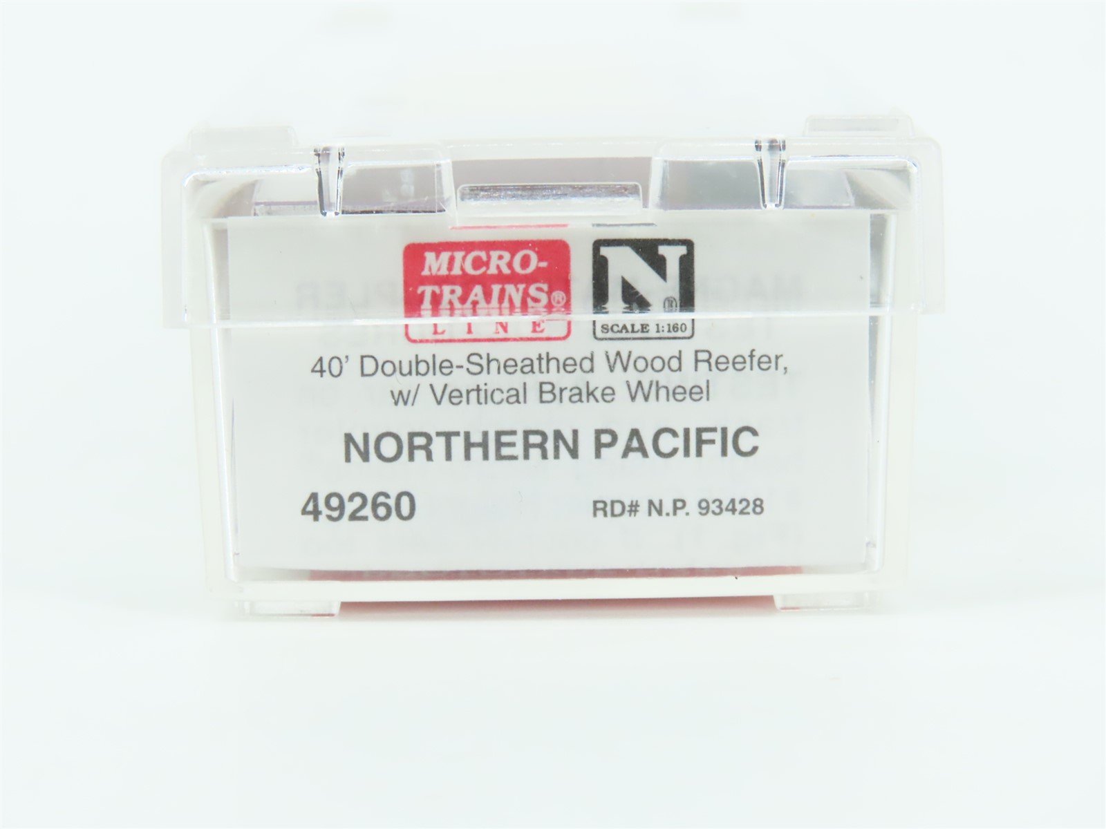 N Scale Micro-Trains MTL 49260 CN Canadian National 40' Wood Reefer #93428