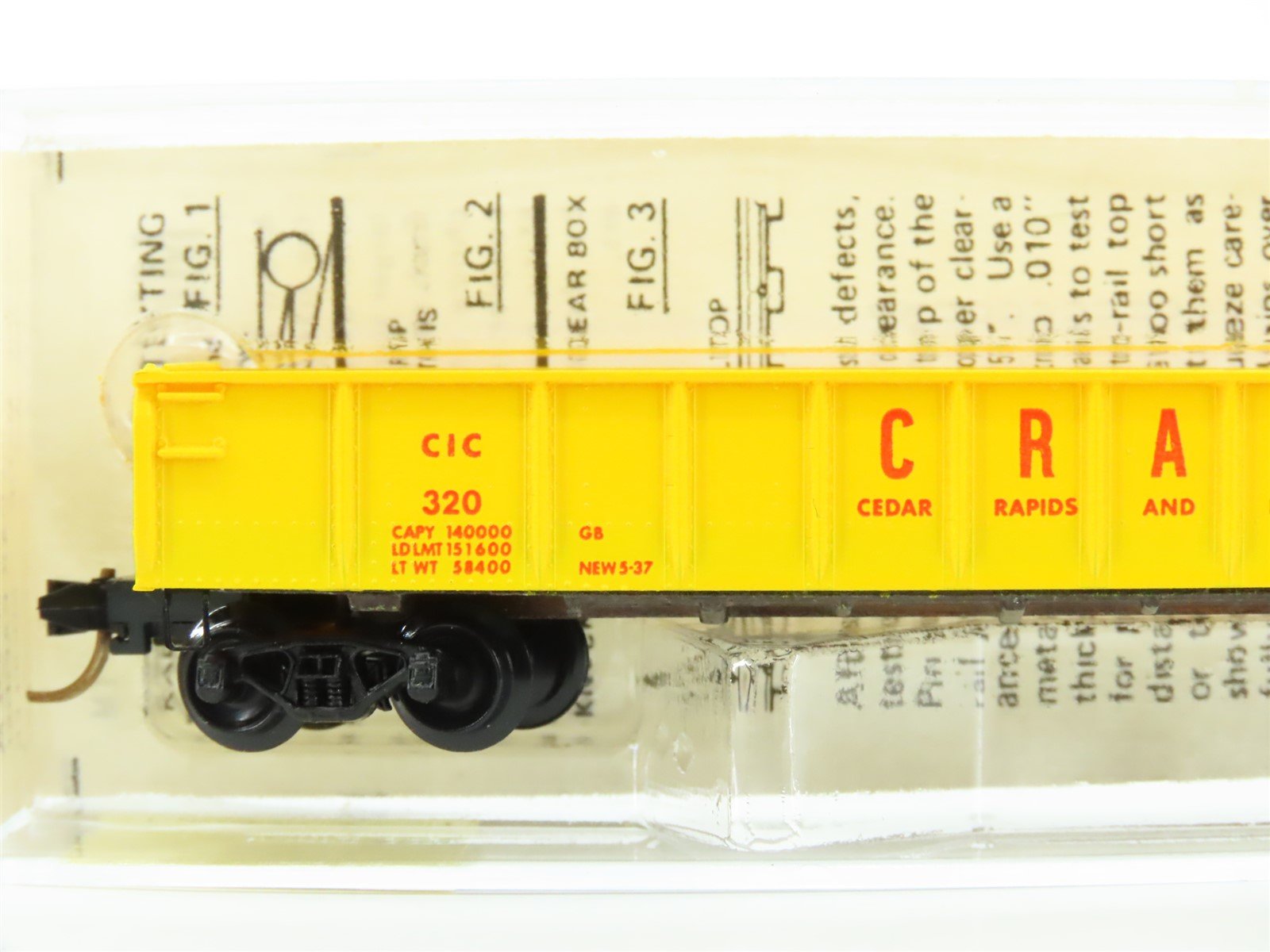 N Scale Kadee Micro-Trains MTL 48040 CIC Crandic Cedar Rapids 50' Gondola #320