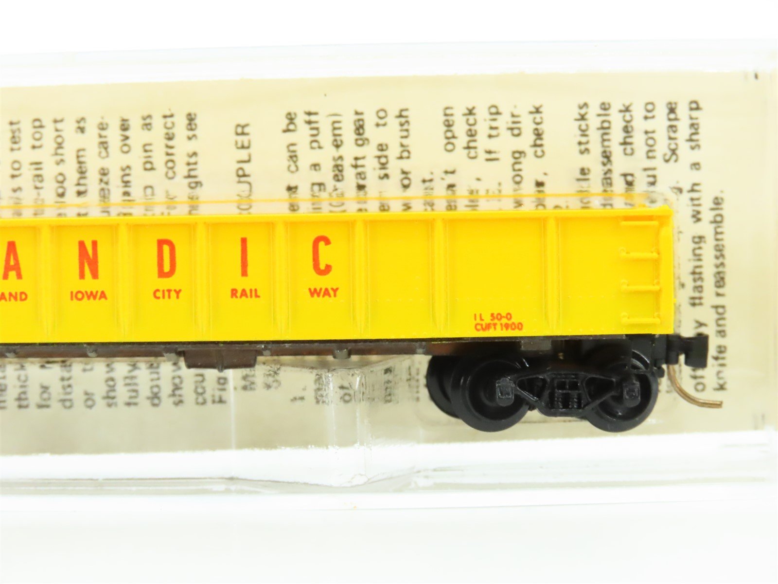N Scale Kadee Micro-Trains MTL 48040 CIC Crandic Cedar Rapids 50' Gondola #320