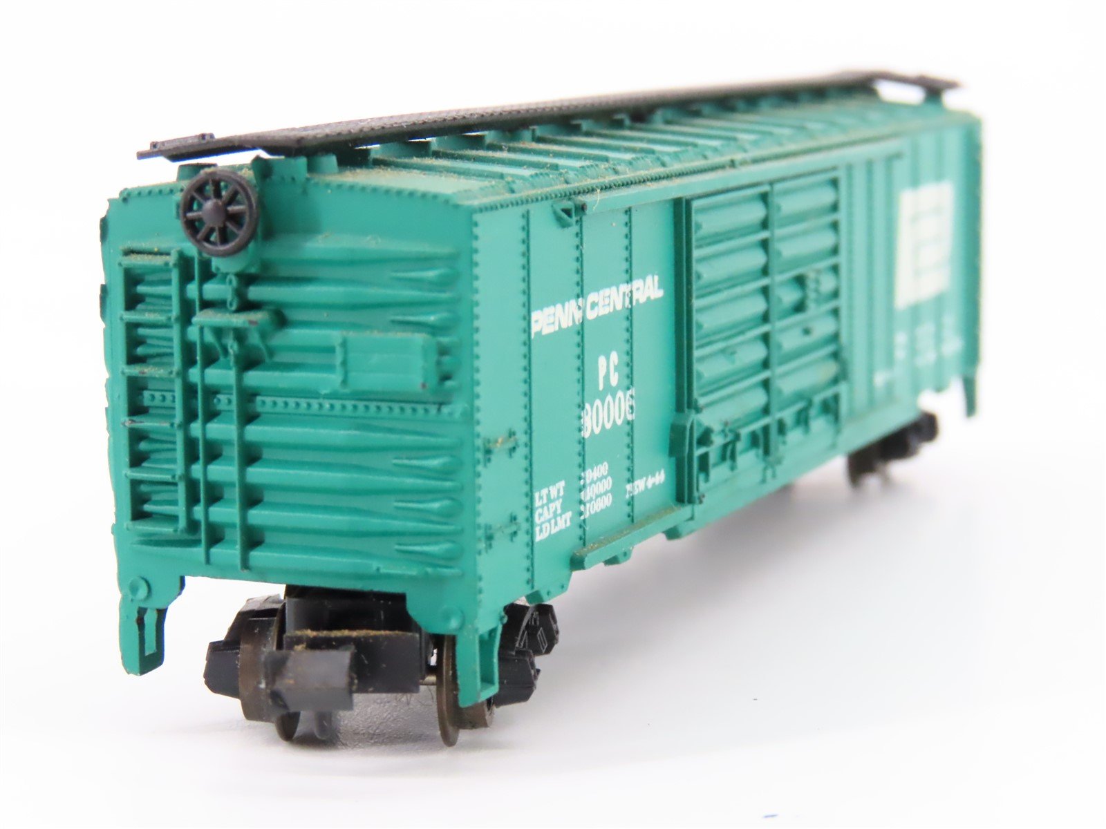 N Scale Life-Like 5447 PC Penn Central 51' Double Plug Door Boxcar #80006