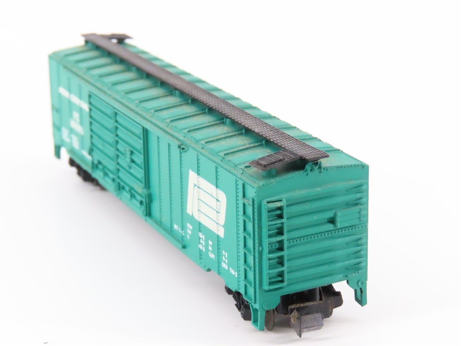 N Scale Life-Like 5447 PC Penn Central 51' Double Plug Door Boxcar #80006