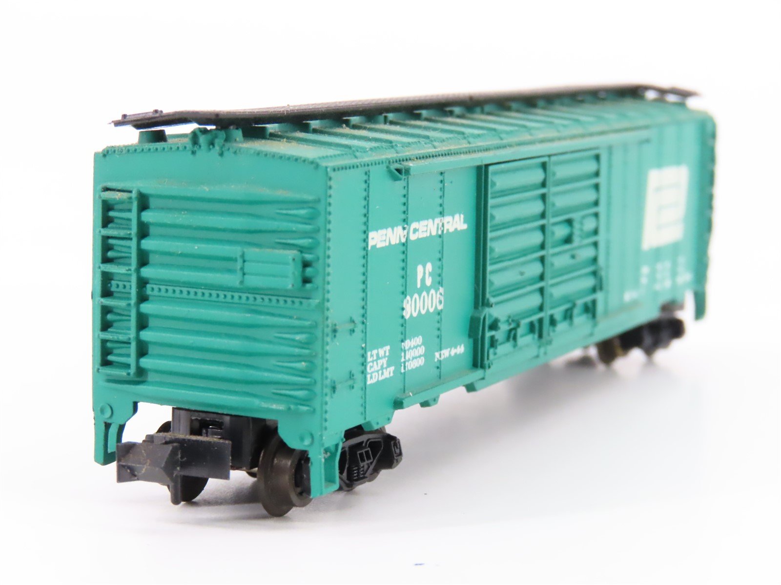 N Scale Life-Like 5447 PC Penn Central 51' Double Plug Door Boxcar #80006