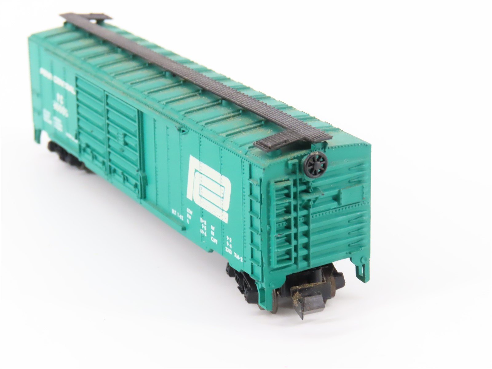 N Scale Life-Like 5447 PC Penn Central 51' Double Plug Door Boxcar #80006