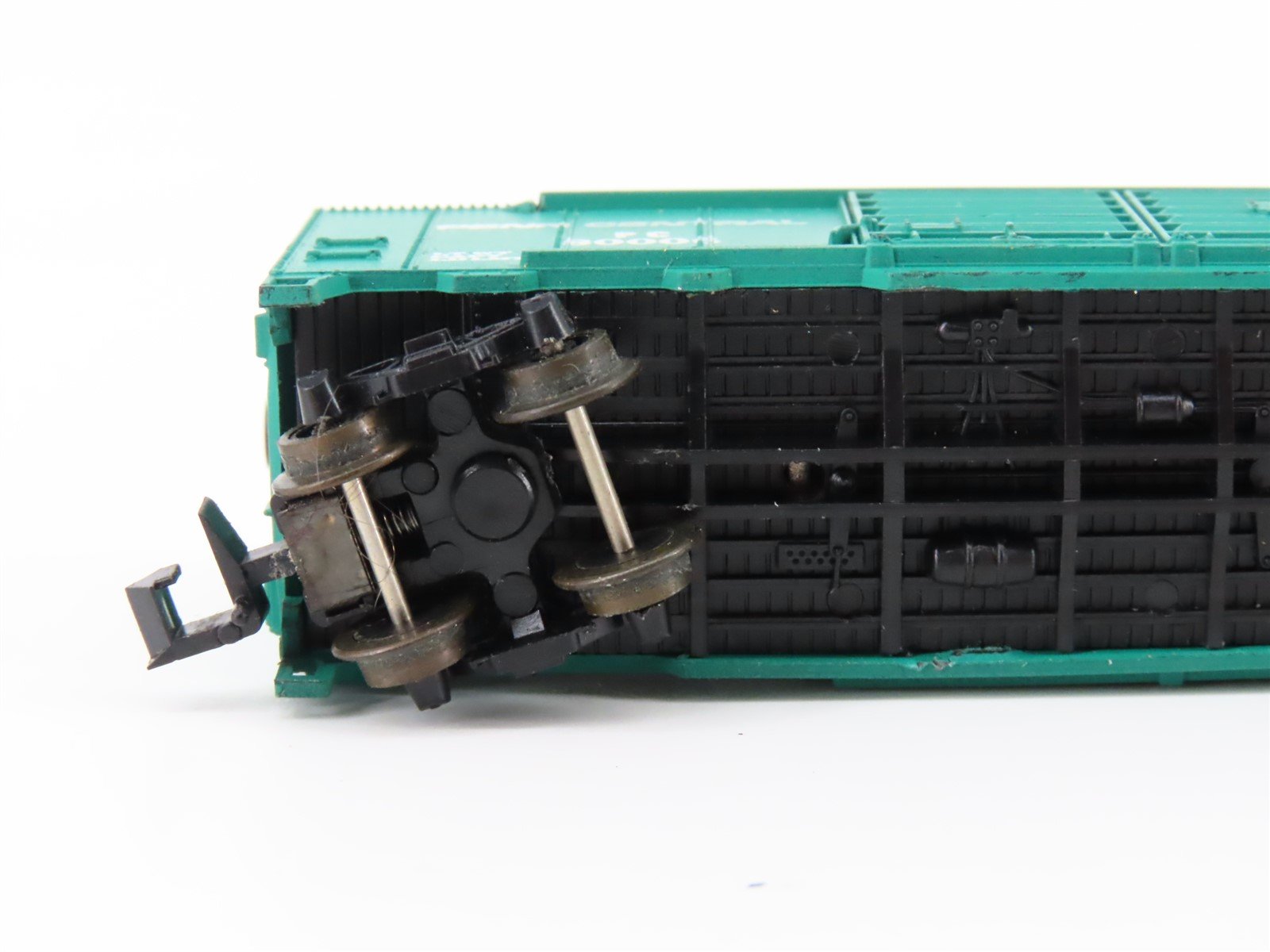 N Scale Life-Like 5447 PC Penn Central 51' Double Plug Door Boxcar #80006