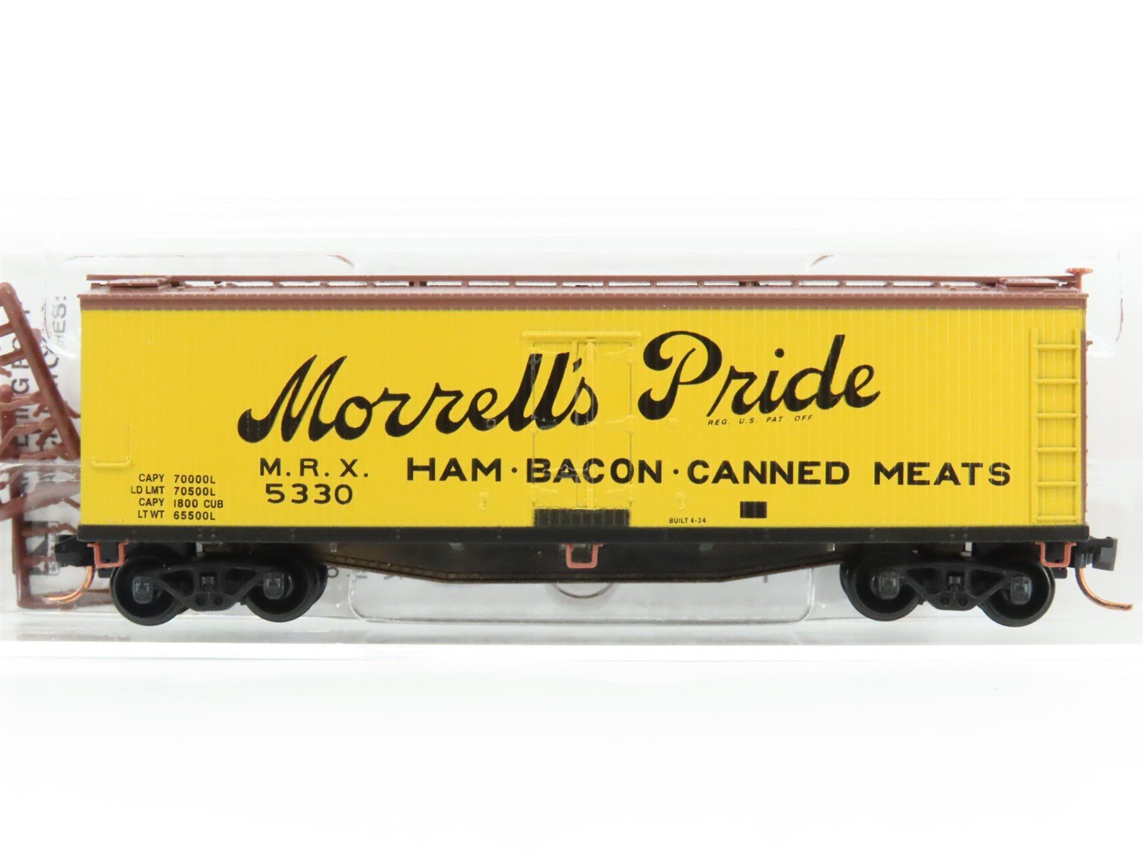 N Scale Micro-Trains MTL 04900610 MRX Morrell's Pride 40' Wood Reefer #5330