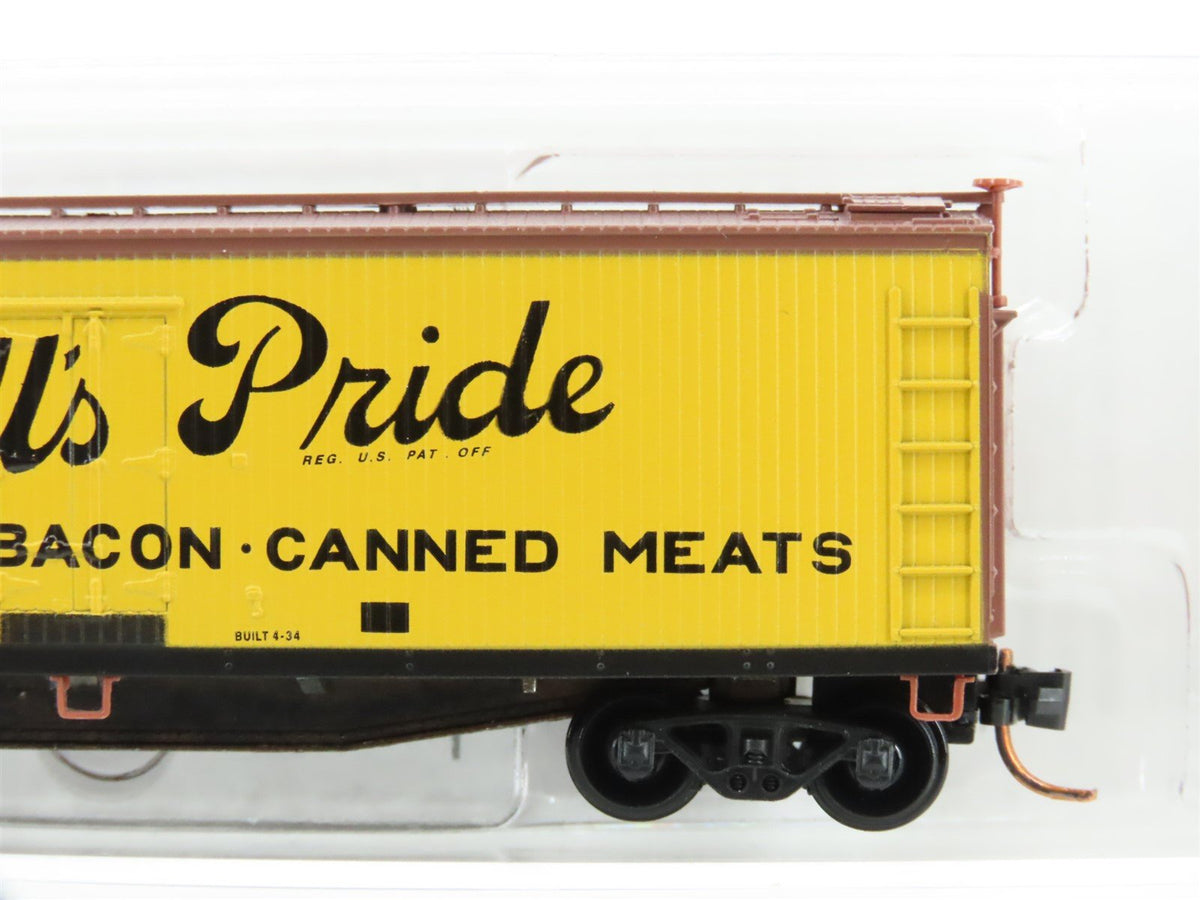 N Scale Micro-Trains MTL 04900610 MRX Morrell&#39;s Pride 40&#39; Wood Reefer #5330