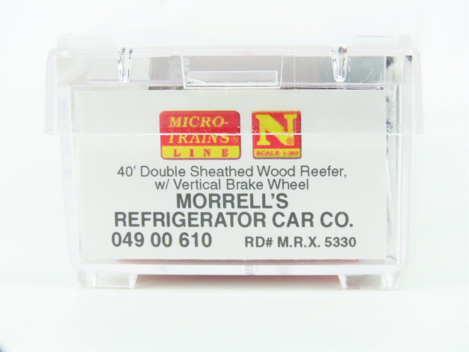 N Scale Micro-Trains MTL 04900610 MRX Morrell's Pride 40' Wood Reefer #5330