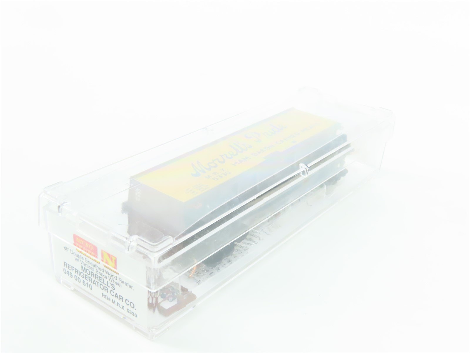 N Scale Micro-Trains MTL 04900610 MRX Morrell's Pride 40' Wood Reefer #5330