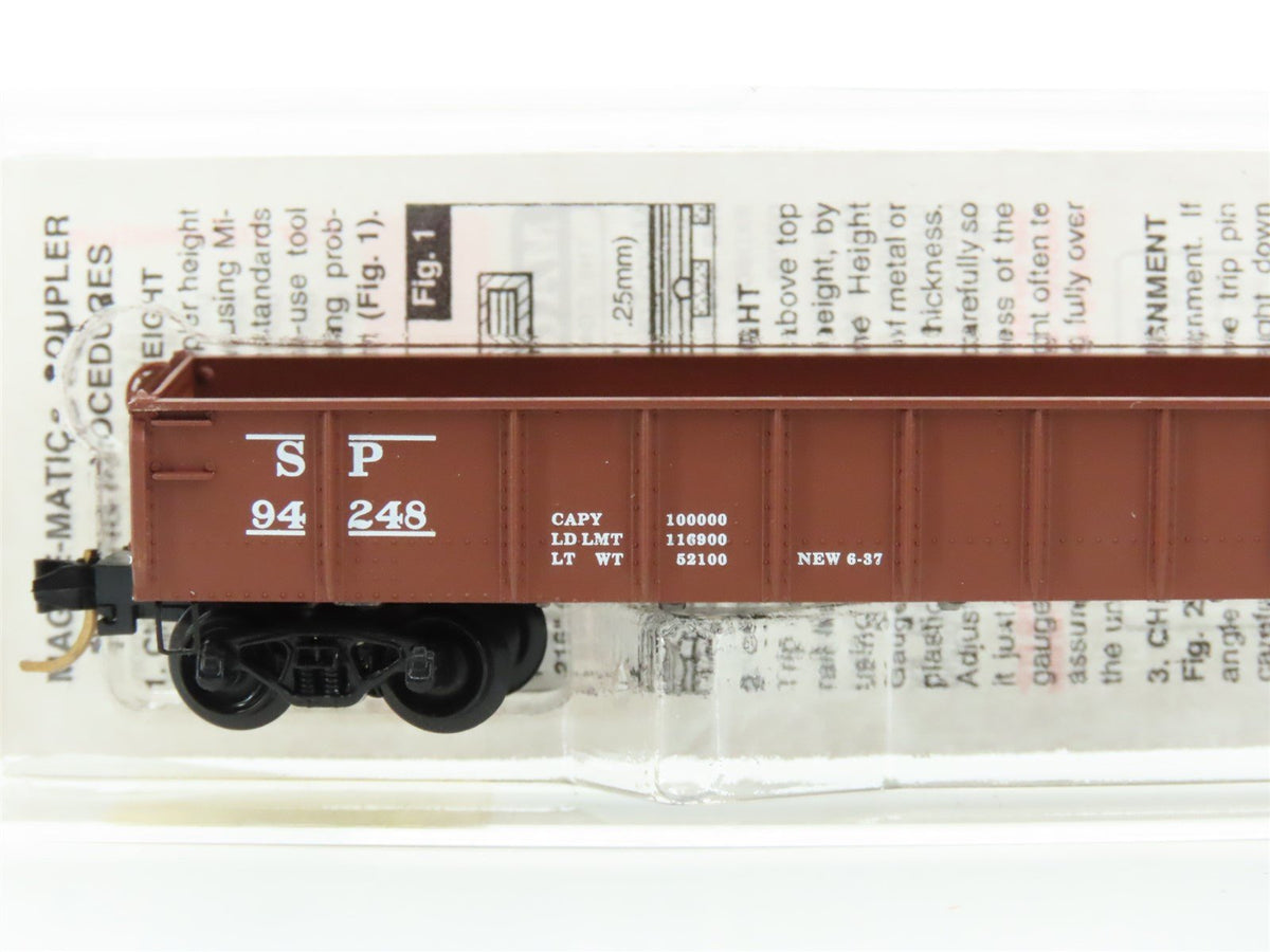 N Scale Micro-Trains MTL 48030 SP Southern Pacific Railroad 50&#39; Gondola #94248