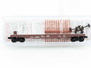 N Scale Micro-Trains MTL 04500310 LV Lehigh Valley 50' Flatcar #10038