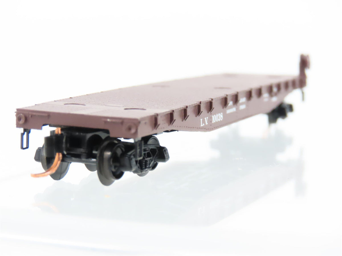 N Scale Micro-Trains MTL 04500310 LV Lehigh Valley 50&#39; Flatcar #10038