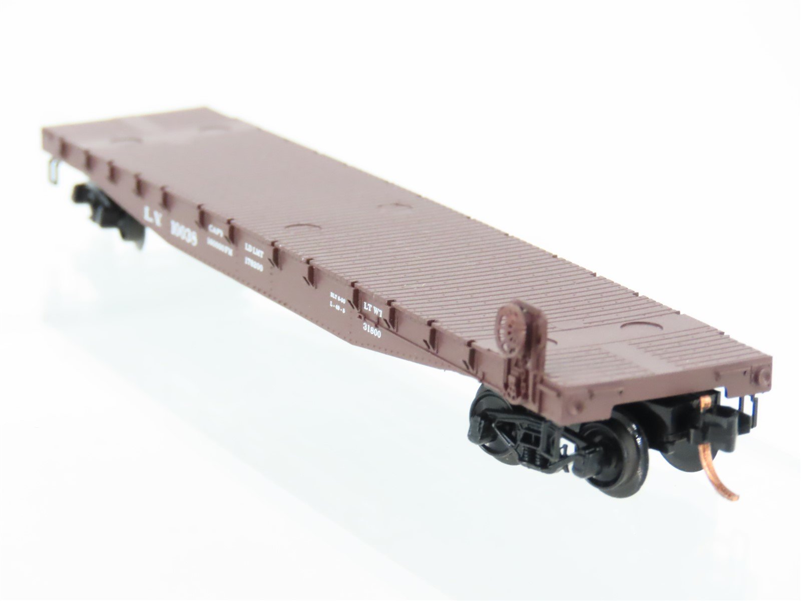 N Scale Micro-Trains MTL 04500310 LV Lehigh Valley 50' Flatcar #10038