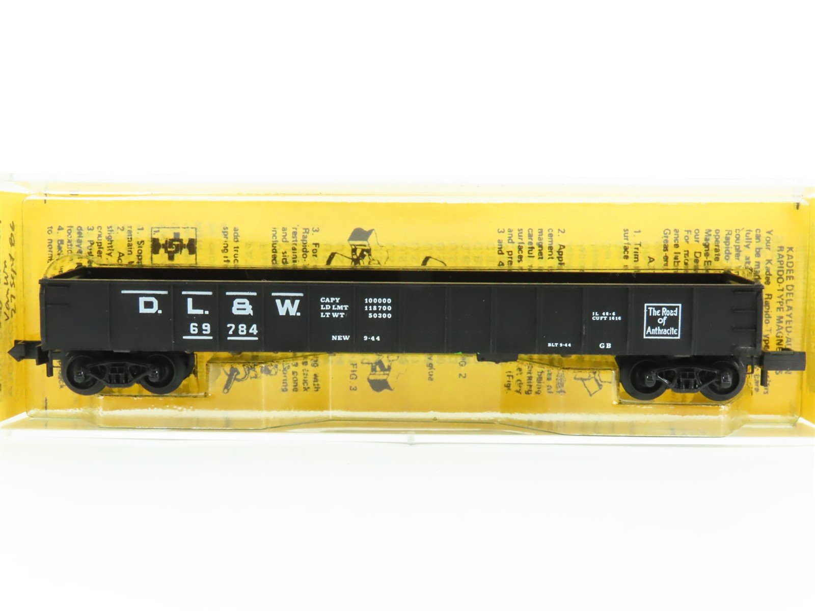 N Kadee Micro-Trains MTL 48071 DL&W The Road of Anthracite 50' Gondola #69784