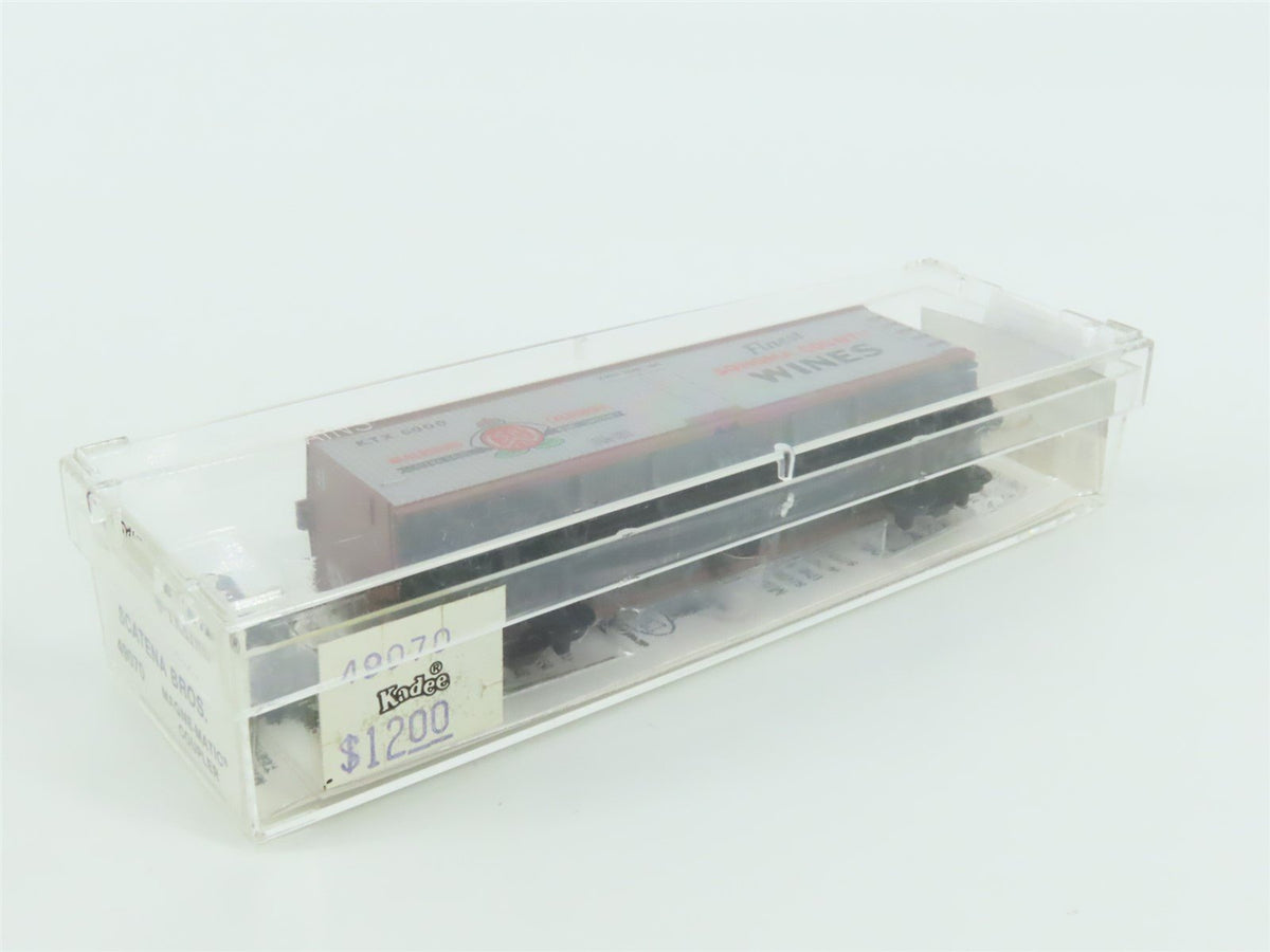 N Scale Kadee Micro-Trains MTL 49070 KTX Sonoma County Wines 40&#39; Reefer #6000