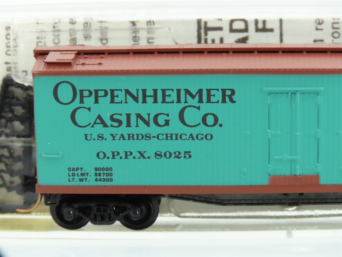 N Scale Kadee Micro-Trains MTL 49280 OPPX Oppenheimer Co. 40&#39; Reefer #8025